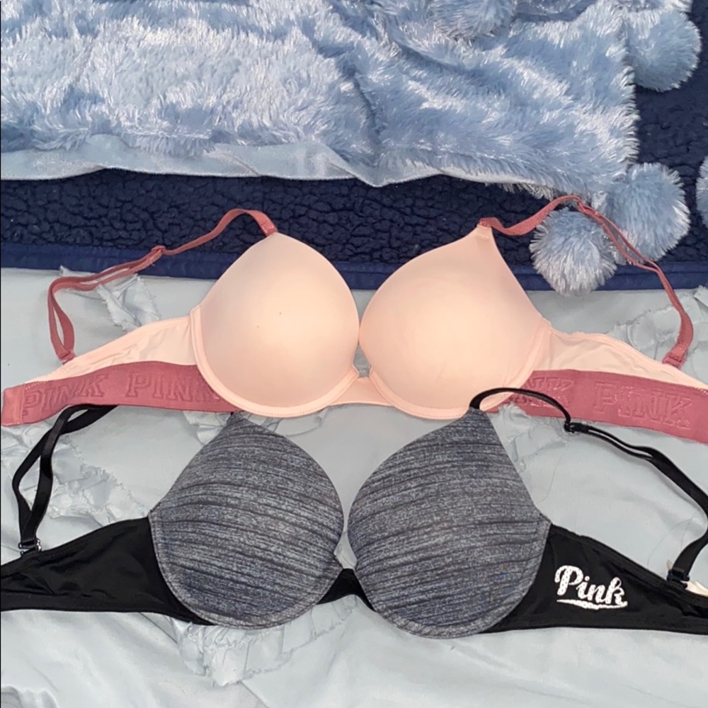 Pink bra